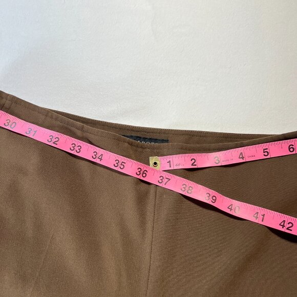 🤎Talbots Brown Tapered Pants – Size 12  Coastal Grandma Minimalist Classic💐 - Picture 12 of 12